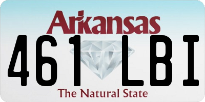 AR license plate 461LBI