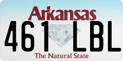 AR license plate 461LBL