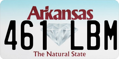 AR license plate 461LBM