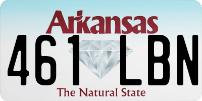 AR license plate 461LBN