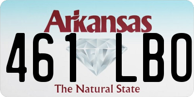 AR license plate 461LBO