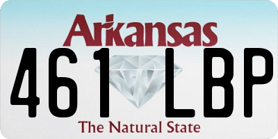 AR license plate 461LBP