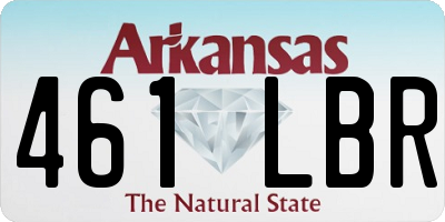 AR license plate 461LBR