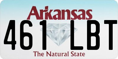 AR license plate 461LBT