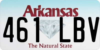AR license plate 461LBV