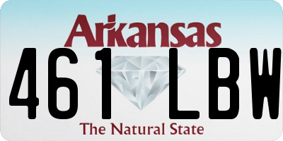 AR license plate 461LBW