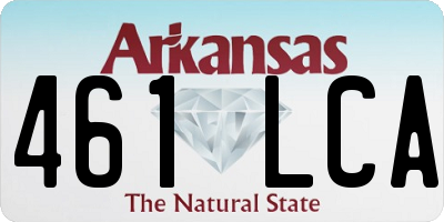 AR license plate 461LCA