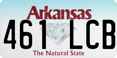 AR license plate 461LCB