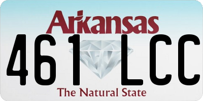 AR license plate 461LCC