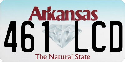 AR license plate 461LCD