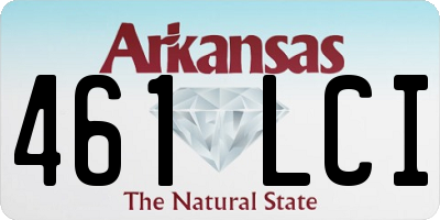 AR license plate 461LCI