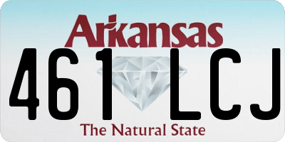 AR license plate 461LCJ