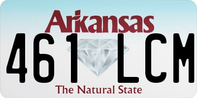 AR license plate 461LCM