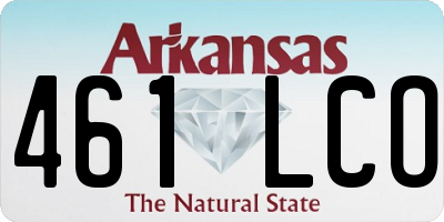 AR license plate 461LCO