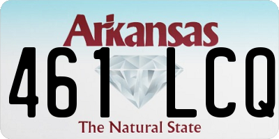 AR license plate 461LCQ
