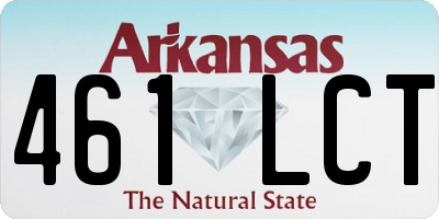 AR license plate 461LCT