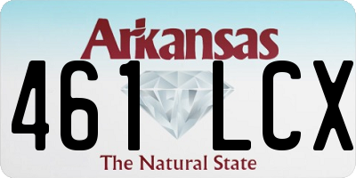 AR license plate 461LCX