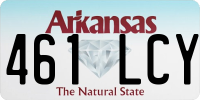 AR license plate 461LCY