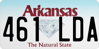 AR license plate 461LDA