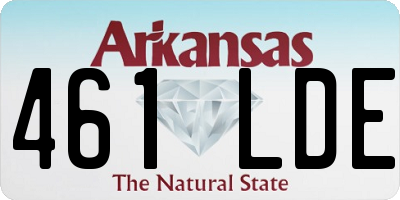 AR license plate 461LDE