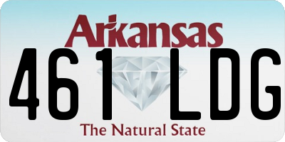 AR license plate 461LDG