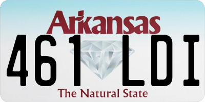 AR license plate 461LDI
