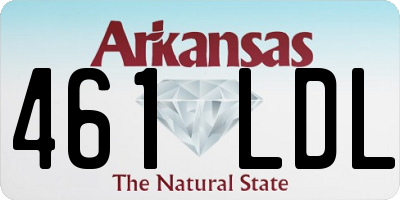 AR license plate 461LDL