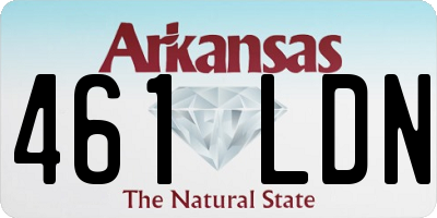 AR license plate 461LDN