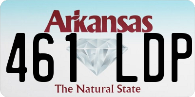 AR license plate 461LDP