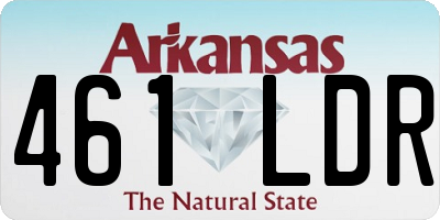 AR license plate 461LDR