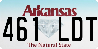 AR license plate 461LDT