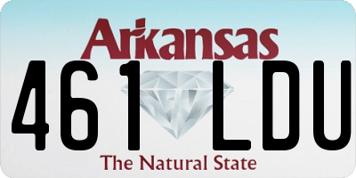 AR license plate 461LDU