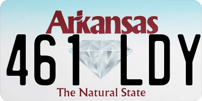 AR license plate 461LDY