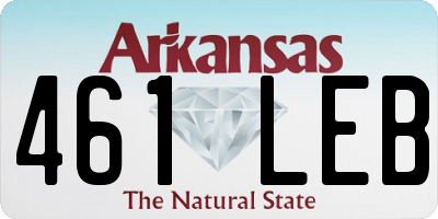 AR license plate 461LEB