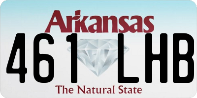 AR license plate 461LHB