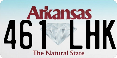AR license plate 461LHK