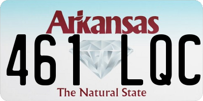 AR license plate 461LQC