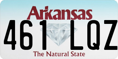 AR license plate 461LQZ