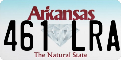 AR license plate 461LRA