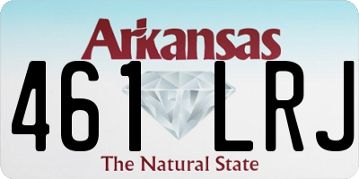 AR license plate 461LRJ