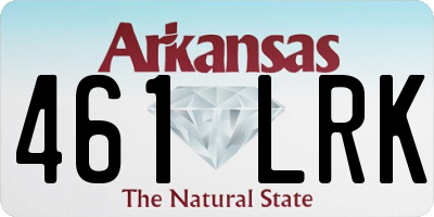 AR license plate 461LRK