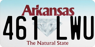 AR license plate 461LWU