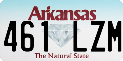 AR license plate 461LZM
