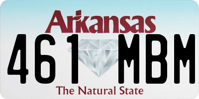 AR license plate 461MBM