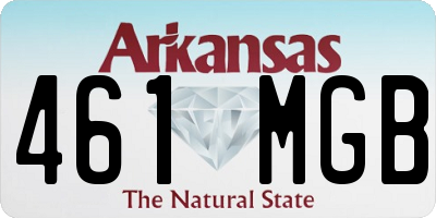 AR license plate 461MGB