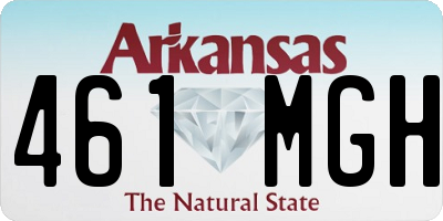 AR license plate 461MGH