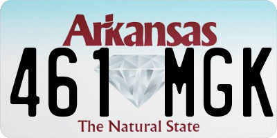 AR license plate 461MGK