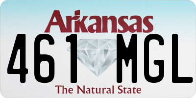 AR license plate 461MGL