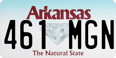 AR license plate 461MGN