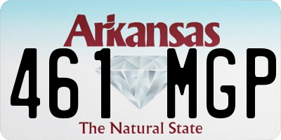 AR license plate 461MGP